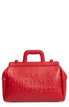 Maison Margiela Logo Leather Satchel -