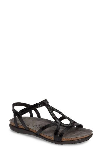 Women's Naot Tamara Studded Strappy Sandal Us / 37eu - Black
