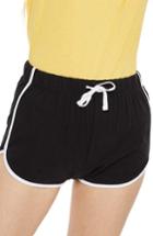 Women's Topshop Nep Runner Shorts Us (fits Like 0) - Black