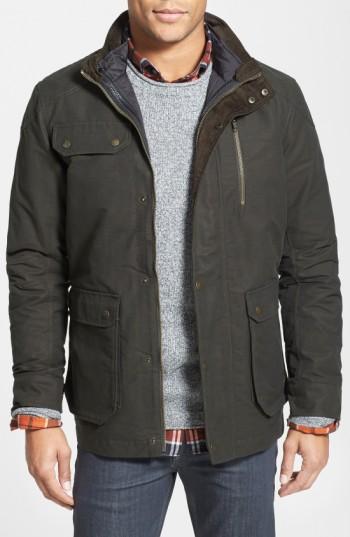 Men's Rodd & Gunn 'harper' Water Resistant 3-in-1 Waxed Canvas Jacket