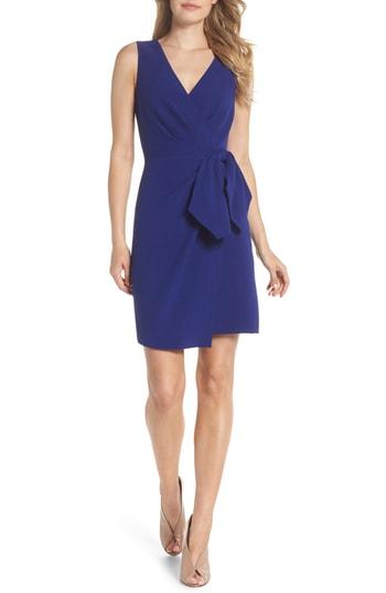 Women's Eliza J Bow Sheath Dress (similar To 14w) - Blue