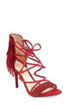 Women's Jessica Simpson 'mareya' Fringe Ankle Tie Sandal