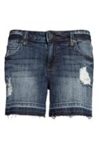 Women's Kut From The Kloth Distressed Release Hem Denim Shorts