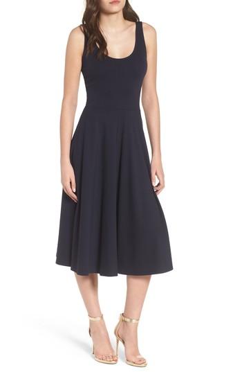 Women's Leith Stretch Knit Midi Dress - Blue