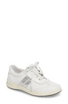 Women's Mephisto Laser Perforated Walking Shoe M - White