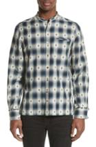Men's Ovadia & Sons Crosby Raw Edge Print Woven Shirt