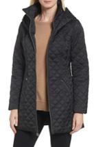 Women's Laundry By Shelli Segal Hooded Quilted Jacket - Black