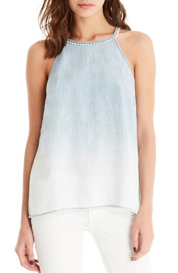 Women's Michael Stars Ombre Chambray Tank - Blue