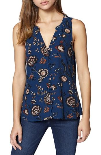 Women's Sanctuary Beverly Button Front Shell - Blue