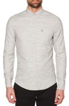 Men's Original Penguin Slim Fit Stretch Slubbed Sport Short, Size - Grey