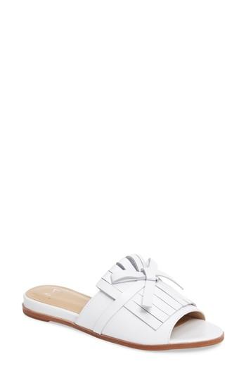 Women's Marc Fisher D Whitley Slide Sandal, Size 7 M - White