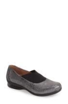 Women's Dansko 'ann' Round Toe Flat .5-7us / 37eu M - Metallic