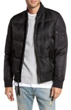 Men's The Very Warm Quilted Down Bomber Jacket, Size - Black