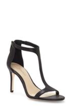 Women's Imagine By Vince Camuto 'phoebe' Embellished T-strap Sandal .5 M - Black