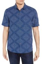 Men's Tommy Bahama Geo De Mayo Sport Shirt - Blue