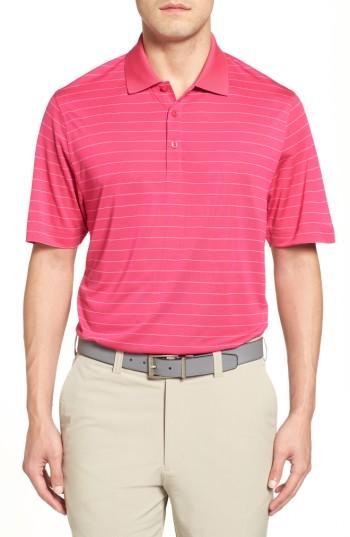 Men's Cutter & Buck Franklin Drytec Polo - Pink (online Only)