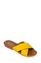 Women's Summit Floretta Platform Slide Sandal Eu - Yellow