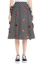 Women's Paskal Dot Print Ruffled A Line Skirt