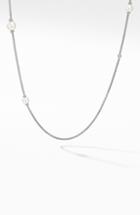 Women's David Yurman Diamond & Pearl Chain Necklace