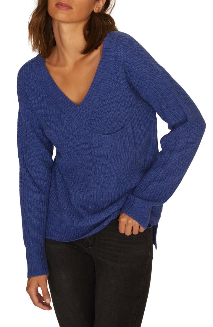 Women's Sanctuary Amare Shaker Sweater Regular - Blue