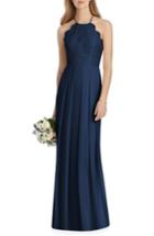 Women's Lela Rose Bridesmaid Lux Chiffon Dress - Blue