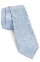 Men's Paul Smith Tonal Floral Silk Tie, Size - Blue