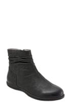 Women's Softwalk 'hanover' Leather Boot .5 N - Black