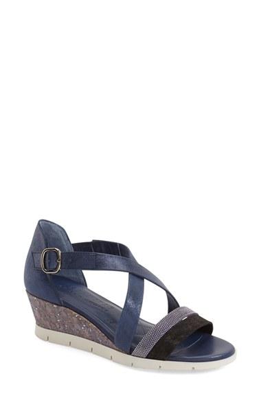 Women's Hispanitas 'kennedi' Wedge Sandal .5us / 37eu - Blue