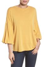 Women's Caslon Blouson Sleeve Tee, Size - Yellow