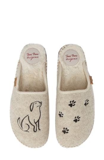 Women's Toni Pons Mysen Faux Fur Lined Espadrille Slipper -7.5us / 38eu - White