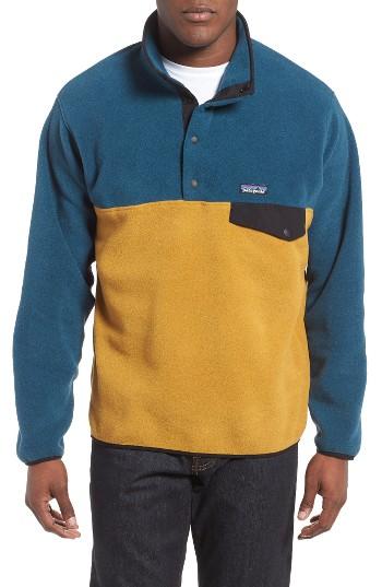 Men's Patagonia 'synchilla Snap-t' Fleece Pullover - Green