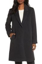 Women's Eileen Fisher Alpaca Blend Coat - Grey
