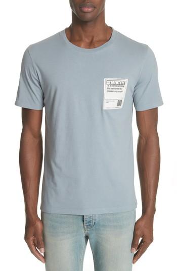 Men's Mm6 Maison Margiela Stereotype Pocket T-shirt Eu - Grey