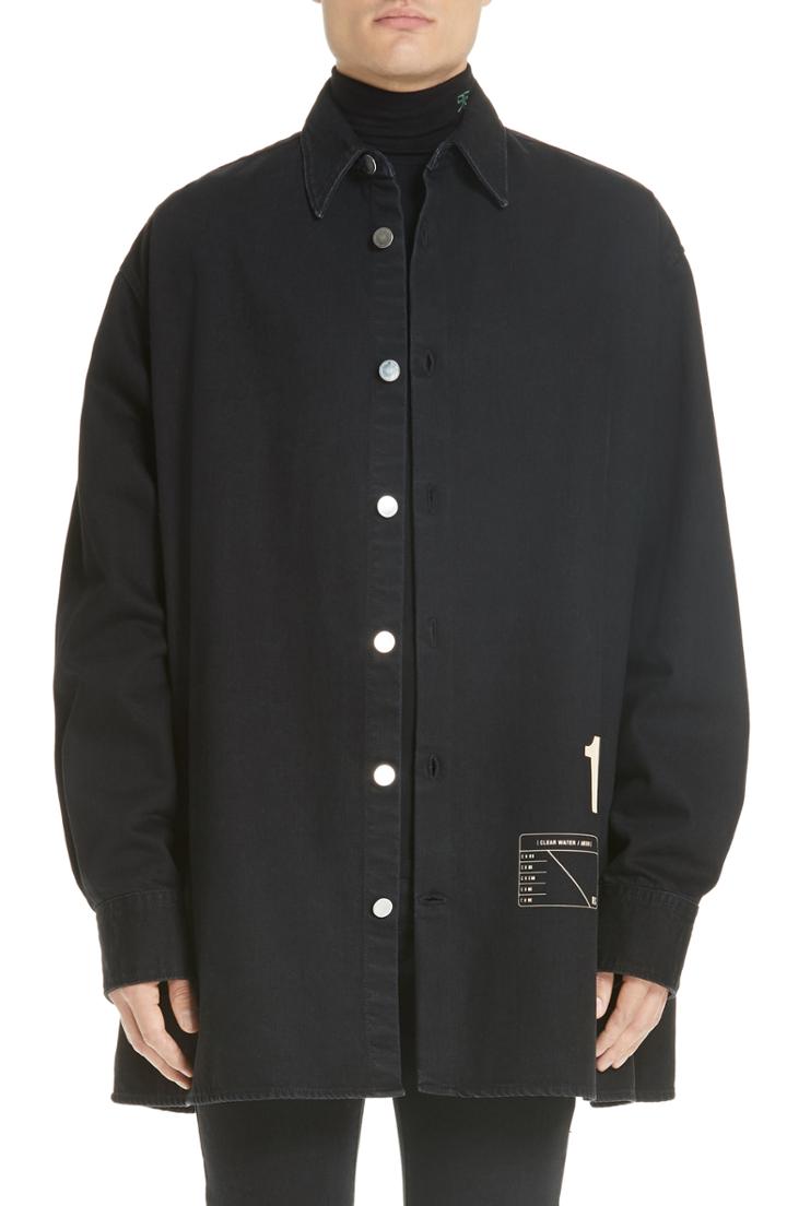 Men's Raf Simons Easy Fit Denim Jacket