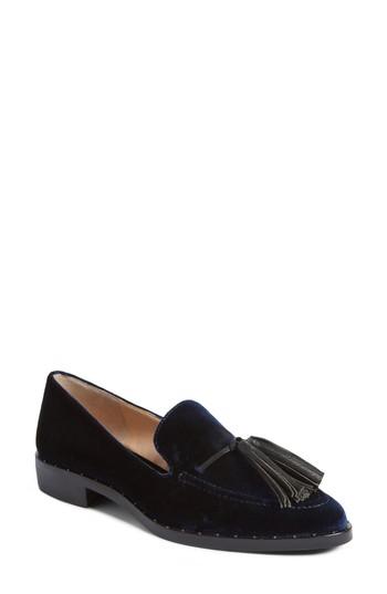 Women's Vince Camuto Geralin Tassel Loafer .5 M - Blue