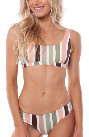 Women's Rhythm Zimbabwe Scoop Bikini Top - Green