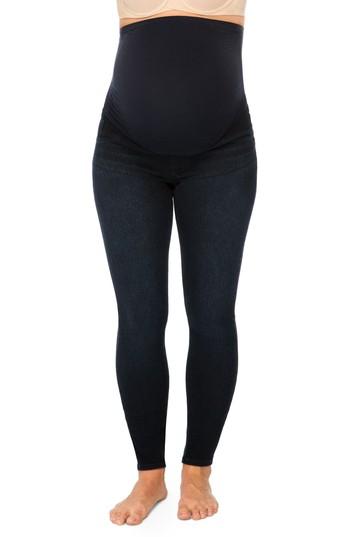 Women's Spanx Mama Ankle Jean-ish Seamless Maternity Leggings - Blue