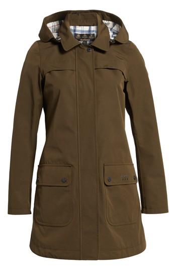 Women's Barbour Almanac Hooded Jacket Us / 16 Uk - Green