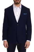Men's Robert Graham Lauros Woven Sport Coat - Blue