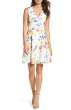 Women's Betsey Johnson Lace Fit & Flare Dress - Ivory