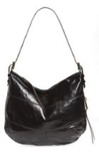 Hobo Serra Leather Hobo Bag - Black