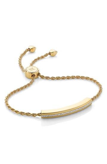 Women's Monica Vinader Linear Diamond Chain Bracelet