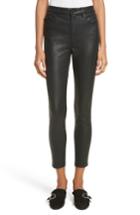 Women's The Kooples Coated Stretch Ankle Skinny Jeans - Black