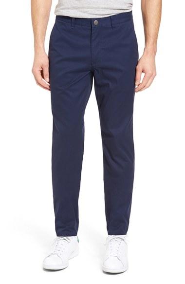 Men's Bonobos Straight Fit Washed Chinos X 36 - Blue