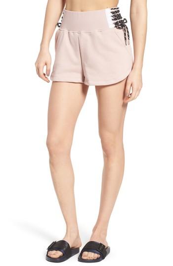 Women's Ivy Park Lace-up Shorts - Grey
