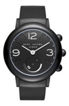 Women's Marc Jacobs Riley Hybrid Rubber Strap Watch, 42mm