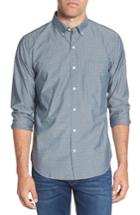 Men's Bonobos Summerweight Slim Fit Dot Sport Shirt, Size R - Blue