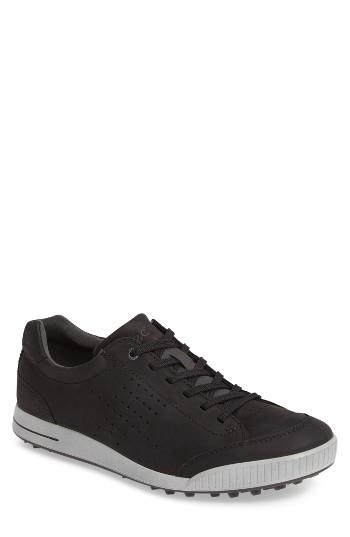 Men's Ecco Street Retro Hm Golf Shoe -6.5us / 40eu - Black