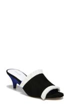 Women's Diane Von Furstenberg Gimli Kitten Heel Sandal .5 M - Black