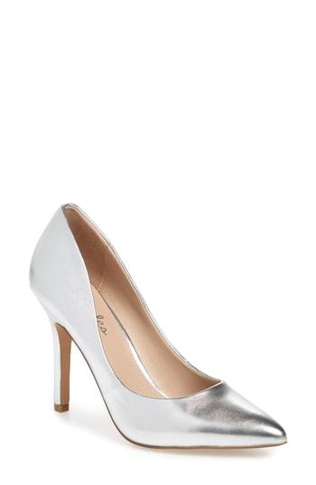 Women's Charles By Charles David Maxx Pointy Toe Pump .5 M - Metallic